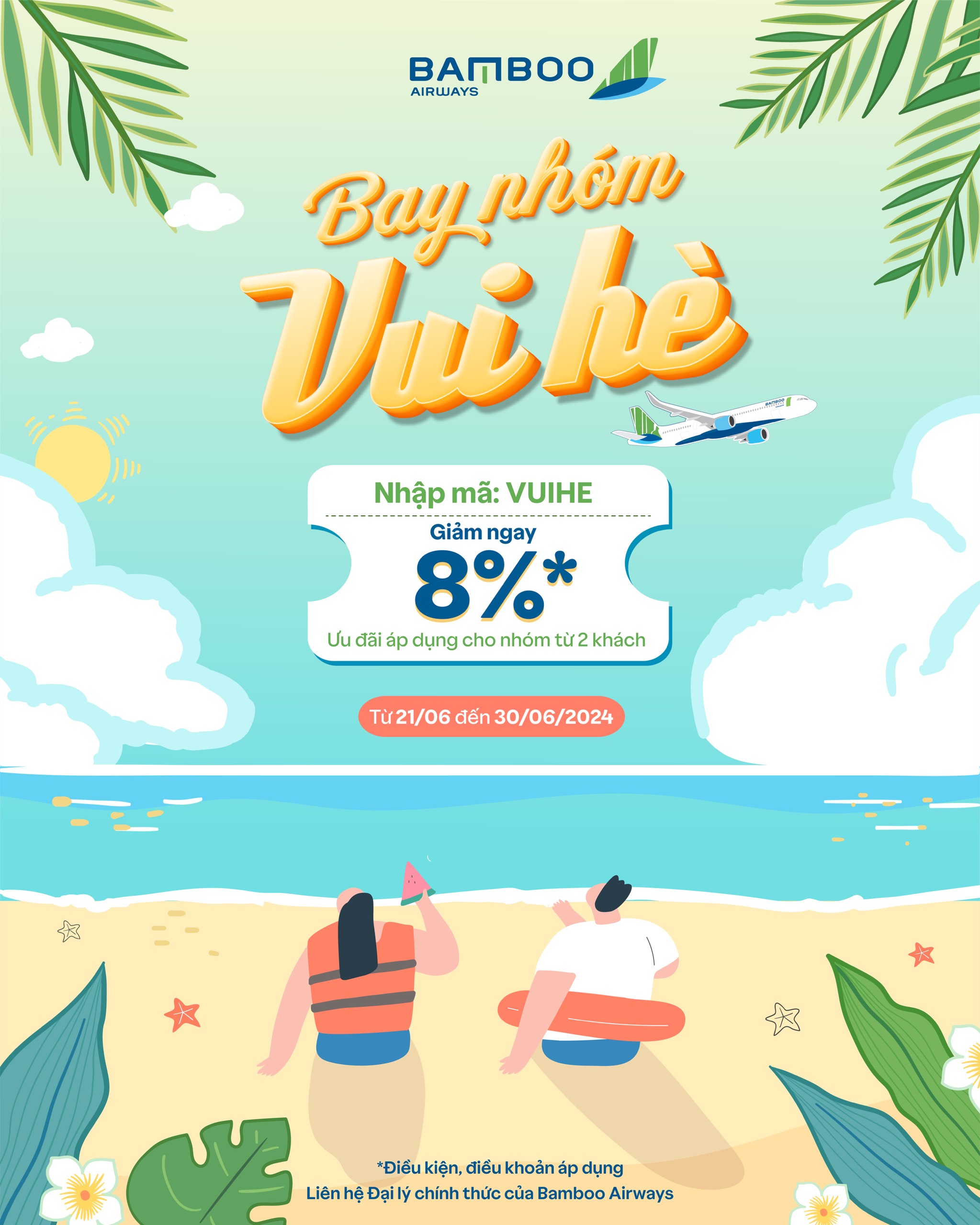 Bamboo Airways: Triển khai chương trình “VUI HÈ” Bamboo Airways: Triển khai chương trình “VUI HÈ”
