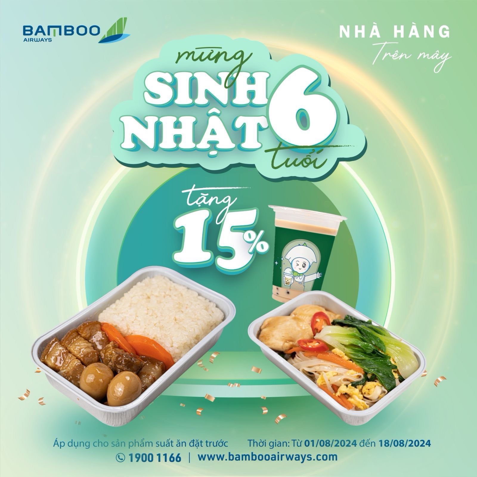 Ưu đãi giảm giá 15% dịch vụ suất ăn đặt trước mừng đại lễ Quốc Khánh 2/9 Ưu đãi giảm giá 15% dịch vụ suất ăn đặt trước mừng đại lễ Quốc Khánh 2/9