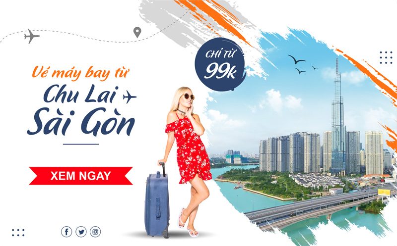 Săn vé máy bay Sài Gòn Chu Lai giá rẻ Săn vé máy bay Sài Gòn Chu Lai giá rẻ