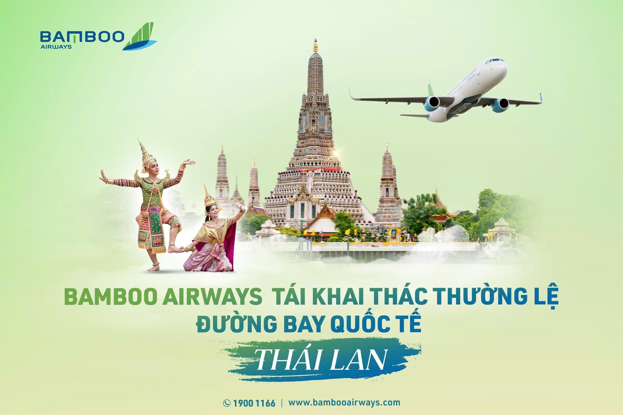 Bamboo Airways khai th&aacute;c, mở b&aacute;n chặng TP. HCM - Bangkok (SGN - DMK)