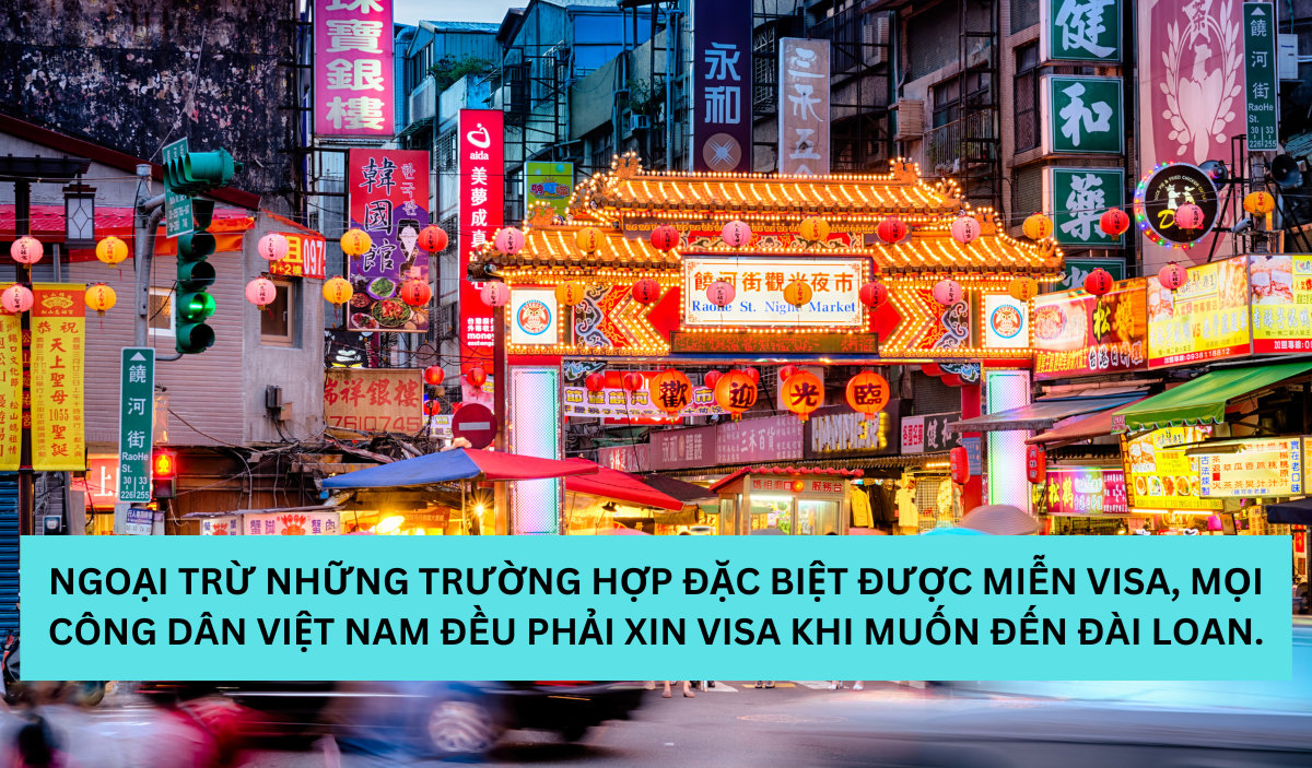 Một số lưu &yacute; khi visa du lịch Đ&agrave;i Loan