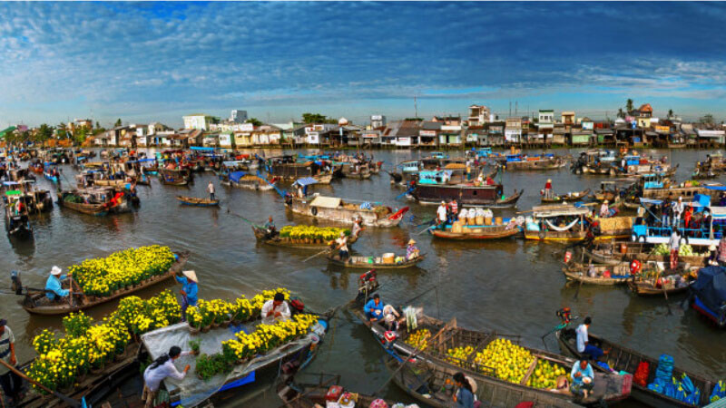 M&ugrave;a nước nổi l&agrave; thời điểm đẹp nhất của miền T&acirc;y