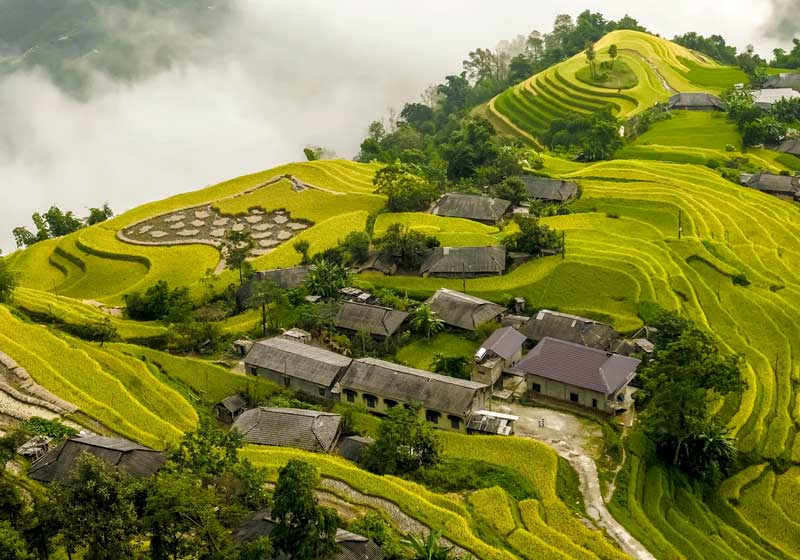 Thời tiết trong xanh khi vào thu của Hà Giang Thời tiết trong xanh khi vào thu của Hà Giang