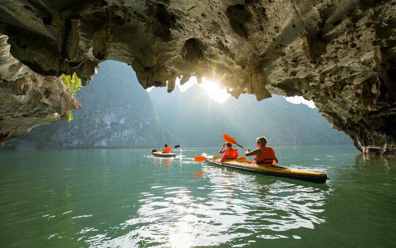 "Thử" cảm giác chèo thuyền Kayak đầy kích thích "Thử" cảm giác chèo thuyền Kayak đầy kích thích