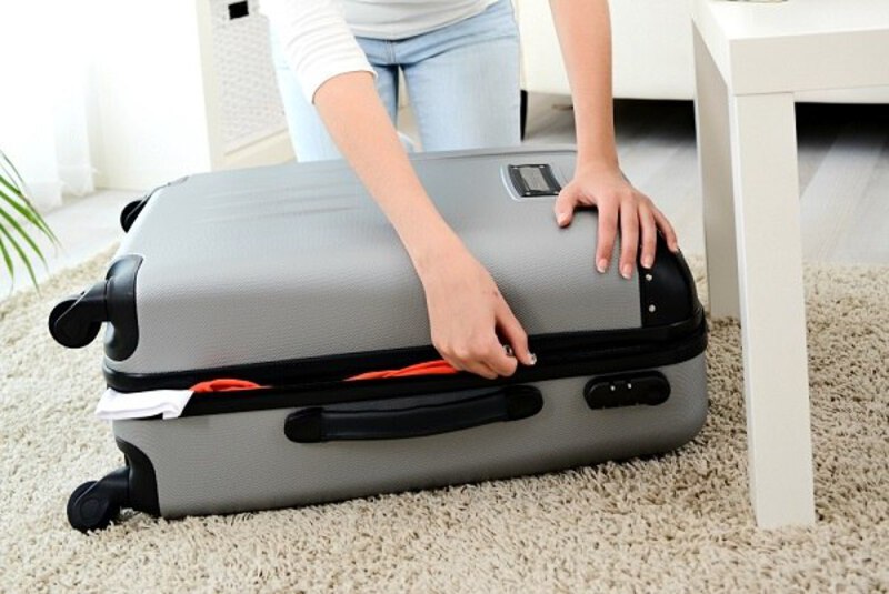 Cân thử vali trước ở nhà Cân thử vali trước ở nhà