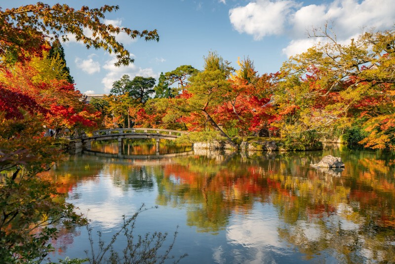 Thời tiết Kyoto m&ugrave;a thu rất m&aacute;t mẻ