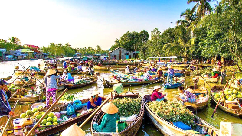 Chợ nổi Cái Răng Chợ nổi Cái Răng