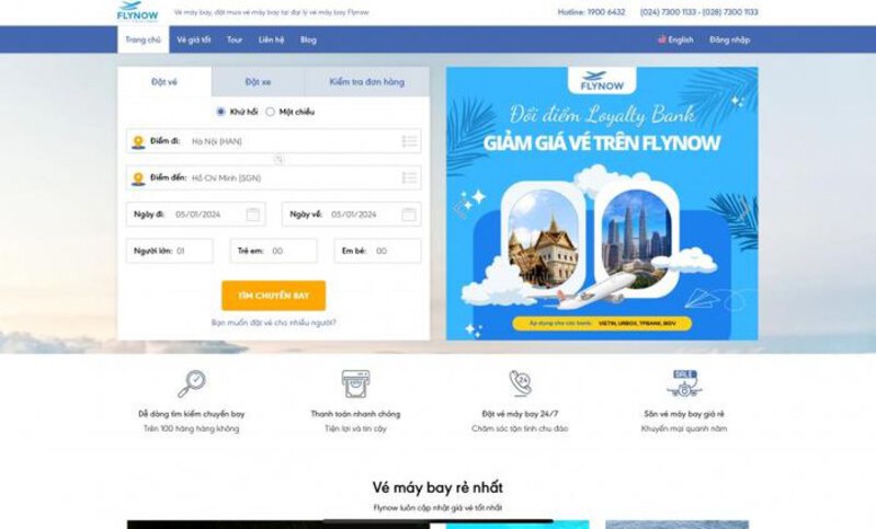 Đặt vé máy bay tại Flynow.vn Đặt vé máy bay tại Flynow.vn