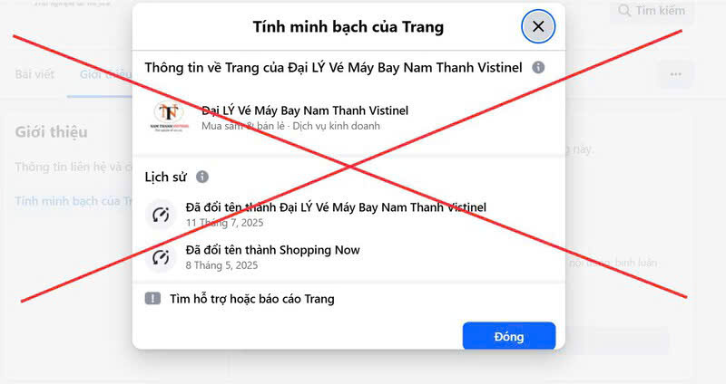 Các Fanpage giả mạo với tên, nội dung gần như giống hệt trang chính thức. Các Fanpage giả mạo với tên, nội dung gần như giống hệt trang chính thức.