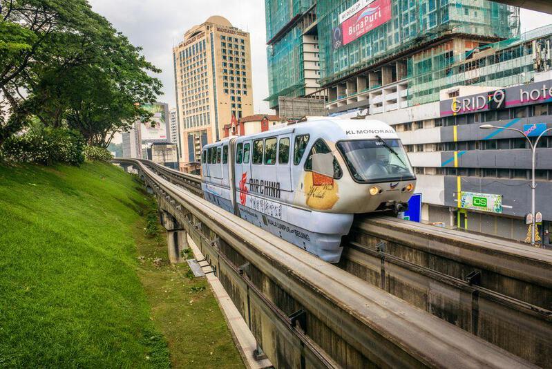 Hệ thống t&agrave;u điện hiện đại tại Malaysia