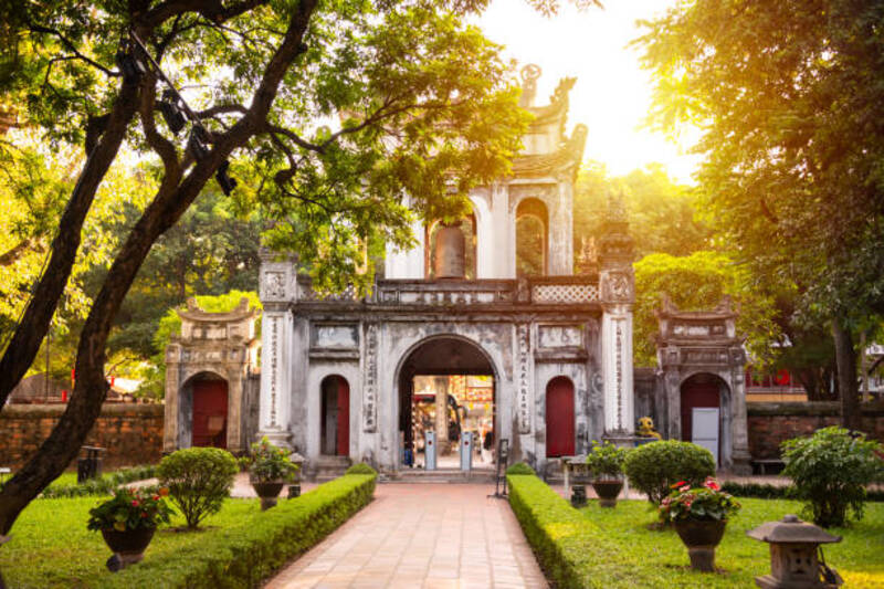 Văn Miếu - Quốc Tử Giám mùa thu Văn Miếu - Quốc Tử Giám mùa thu