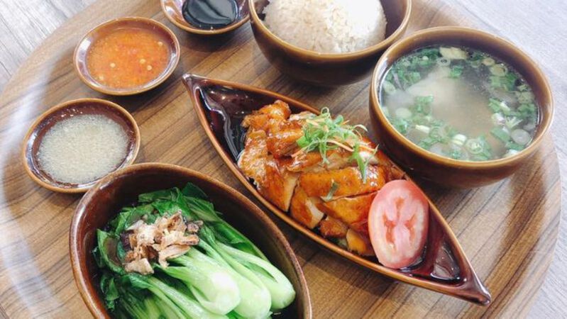 Cơm gà Hải Nam Singapore Cơm gà Hải Nam Singapore