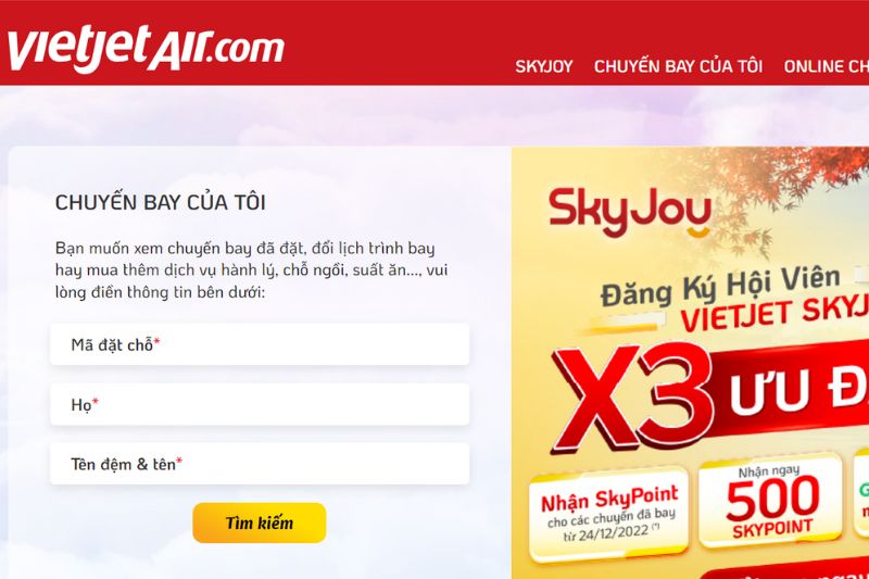 Hướng dẫn cách đổi ngày bay Vietjet Air Hướng dẫn cách đổi ngày bay Vietjet Air