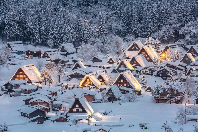 Shirakawa-go - Ngôi làng tuyết cổ tích giữa núi rừng Gifu Shirakawa-go - Ngôi làng tuyết cổ tích giữa núi rừng Gifu