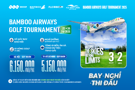 Combo ưu đ&atilde;i từ Bamboo Airways
