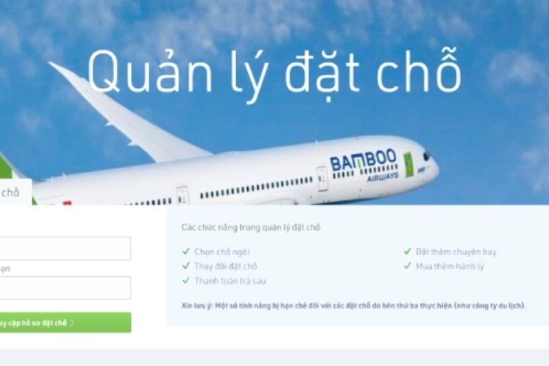 Cách kiểm tra vé máy bay Bamboo Airways đã đặt Cách kiểm tra vé máy bay Bamboo Airways đã đặt