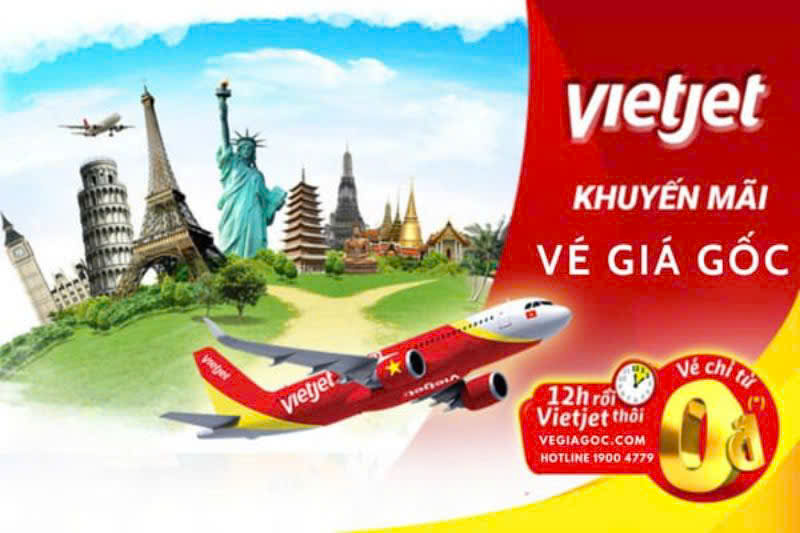 Khuyến mãi vé máy bay nội địa Vietjet Air Khuyến mãi vé máy bay nội địa Vietjet Air