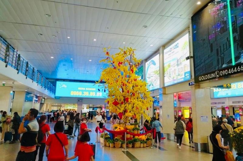 Chọn giờ thấp điểm để tránh đông đúc tại sân bay dịp Tết Chọn giờ thấp điểm để tránh đông đúc tại sân bay dịp Tết