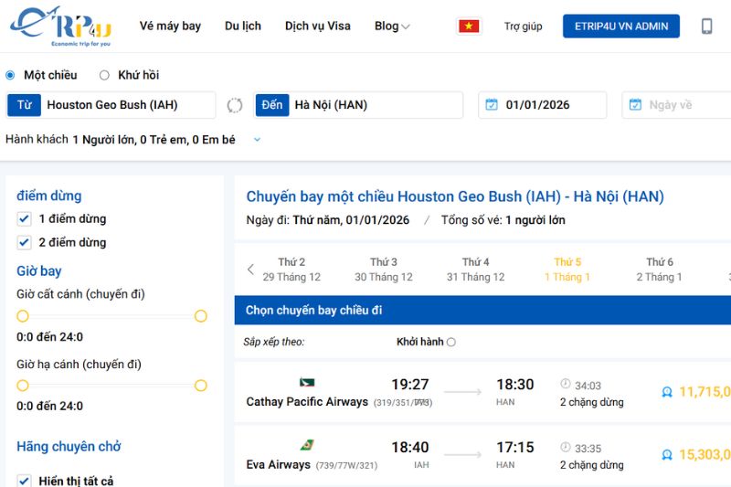 Hướng dẫn đặt vé máy bay từ Texas về Việt Nam giá rẻ tại Vnbuy Hướng dẫn đặt vé máy bay từ Texas về Việt Nam giá rẻ tại Vnbuy