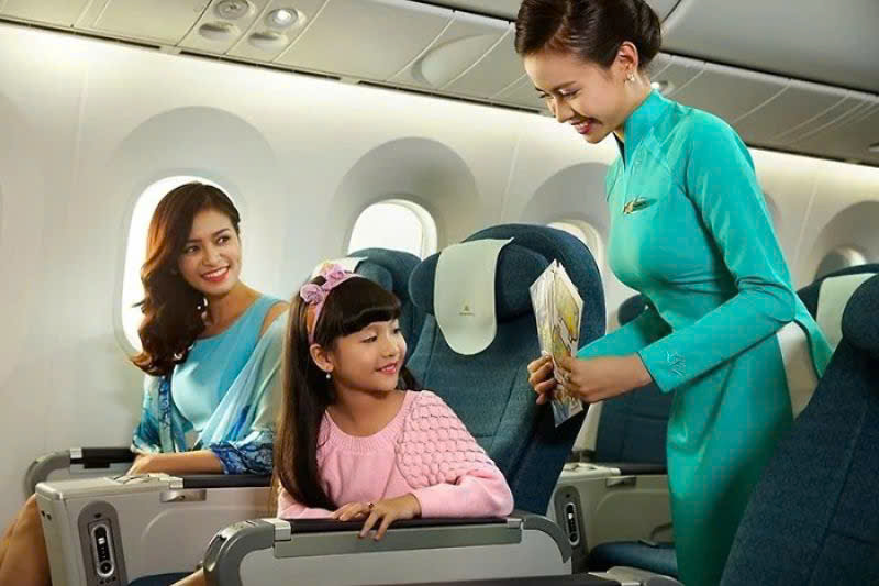 Quy định vé máy bay trẻ em hãng Vietnam Airlines Quy định vé máy bay trẻ em hãng Vietnam Airlines