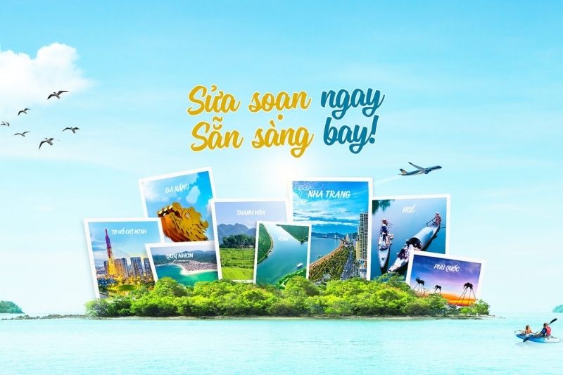 Đặt v&eacute; Vietnam Airlines qua đại l&yacute; ch&iacute;nh thức như Vnbuy&nbsp;