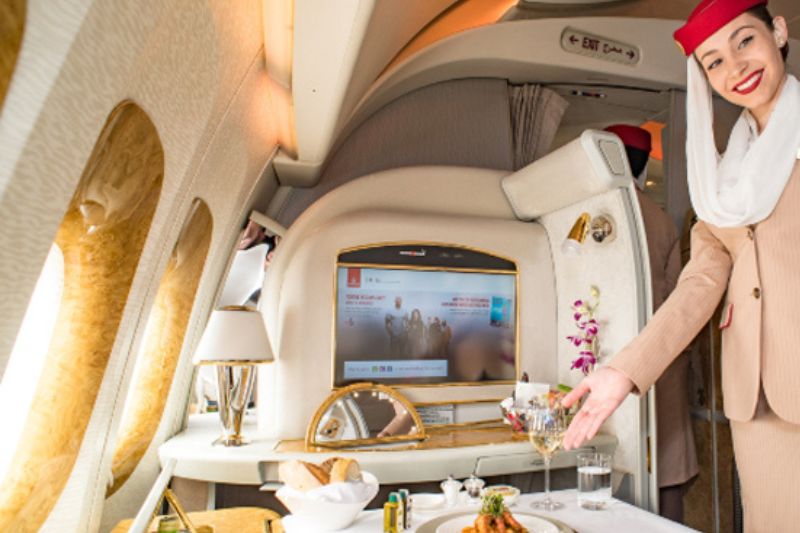 Hãng hàng không cao cấp Emirates với 4 hạng ghế chính Hãng hàng không cao cấp Emirates với 4 hạng ghế chính