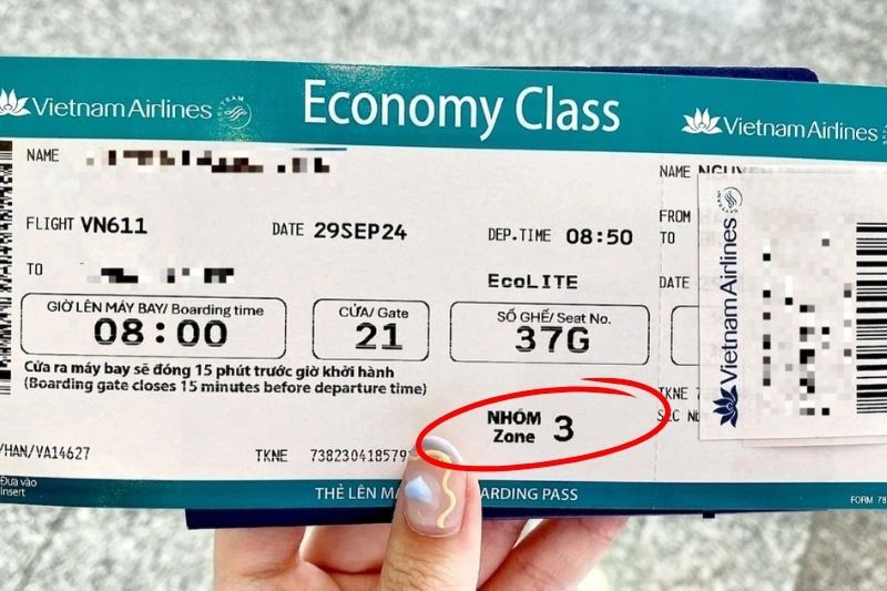 Nhóm 3 trên vé máy bay Vietnam Airlines là gì? Nhóm 3 trên vé máy bay Vietnam Airlines là gì?