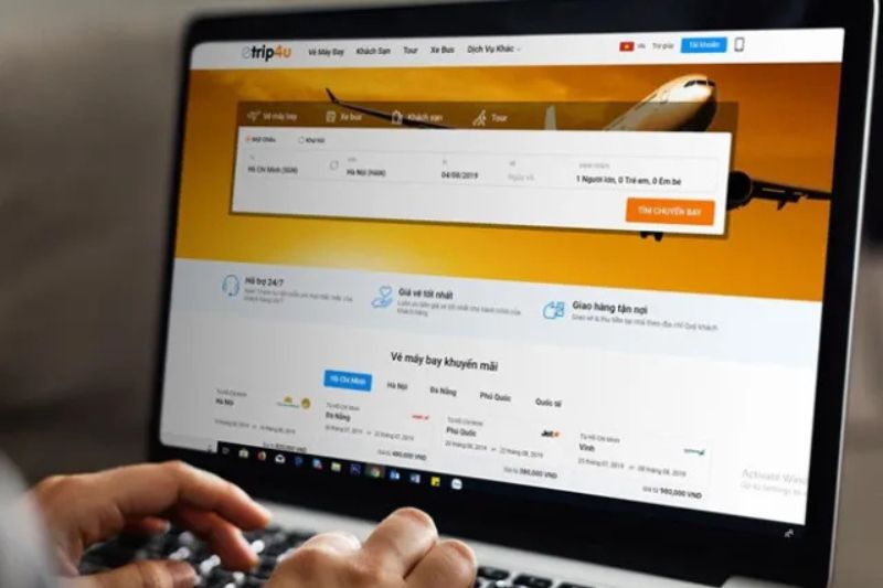 Đặt vé qua nền tảng trực tuyến Vnbuy Đặt vé qua nền tảng trực tuyến Vnbuy