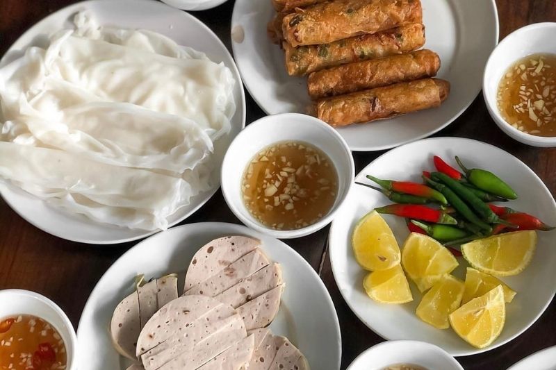 Ram bánh mướt đặc sản Hà Tĩnh Ram bánh mướt đặc sản Hà Tĩnh