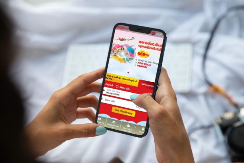 Check-in vé máy bay Vietjet Air online Check-in vé máy bay Vietjet Air online
