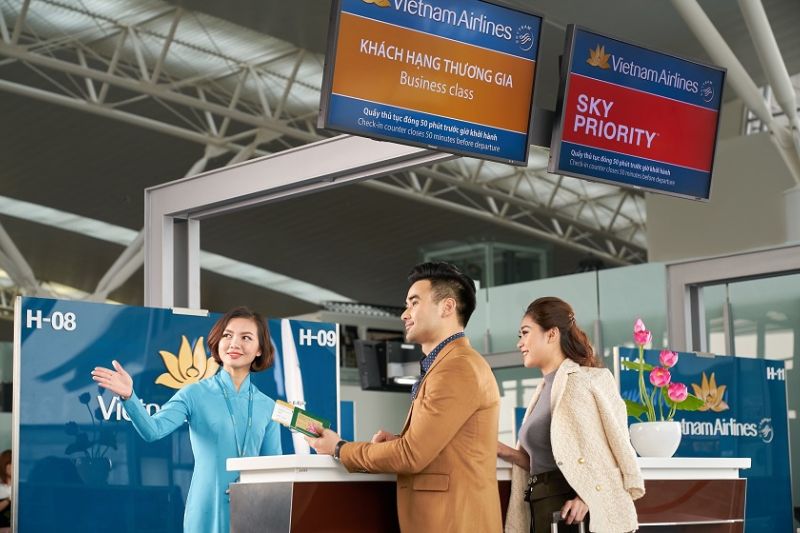 Điều kiện check-in v&eacute; m&aacute;y bay Vietnam Airlines trực tuyến