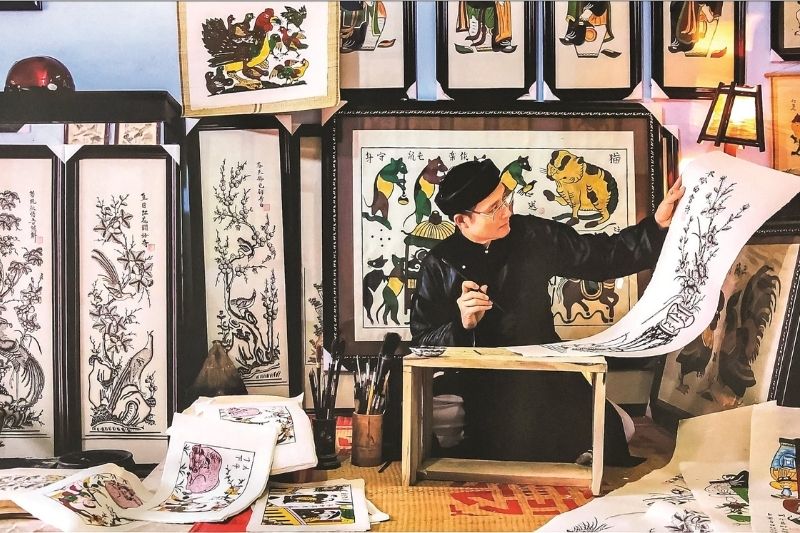 L&agrave;ng tranh Đ&ocirc;ng Hồ Bắc Ninh