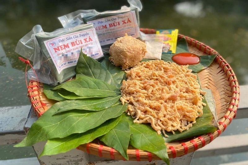 Nem B&ugrave;i Ninh X&aacute; đặc sản Bắc Ninh