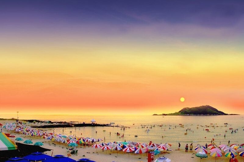 Hoàng hôn biển Hyeopjae Hoàng hôn biển Hyeopjae