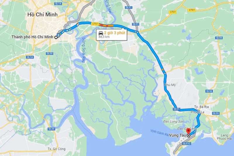 Vũng Tàu cách Sài Gòn bao nhiêu Km? Vũng Tàu cách Sài Gòn bao nhiêu Km?