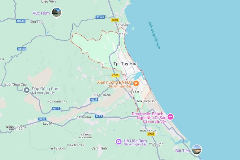 Phú Yên cách Hà Nội bao nhiêu Km? Phú Yên cách Hà Nội bao nhiêu Km?