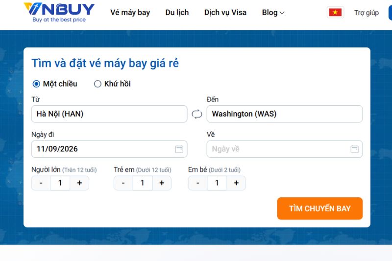 Vnbuy là nơi bạn có thể tìm được những chiếc vé máy bay giá tốt nhất Vnbuy là nơi bạn có thể tìm được những chiếc vé máy bay giá tốt nhất